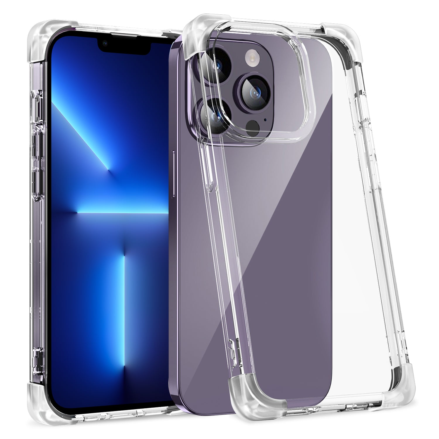 Slim Phone Case for iPhone 13 Pro 6.1 inch Shockproof Cover Four Corner Matte TPU Acrylic Phone Case Slim Phone Case for iPhone 13 Pro 6.1 inch Shockproof Cover Four Corner Matte TPU Acrylic Phone Case